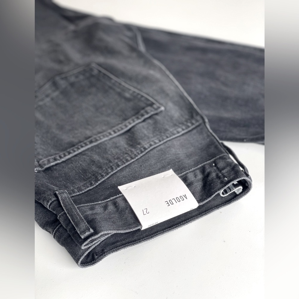 AGOLDE Lana Low RiseVintage Black Jeans in Haywire (Size 27)